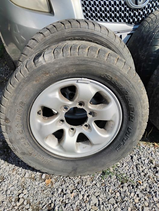 4 бр гуми с алуминиеви джанти 15" 6х139.7х108 Мицубиши Паджеро, Нисан