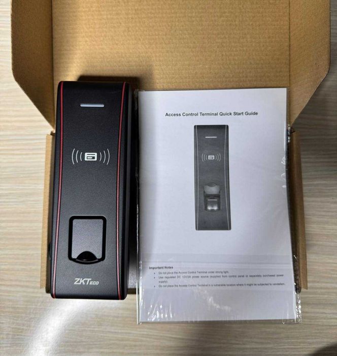 Barmoq izi va RFID kartaga kirishni tashqi tomondan boshqarish