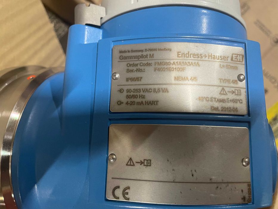 Новый плотномер Endress+Hauser GAMMAPILOT M