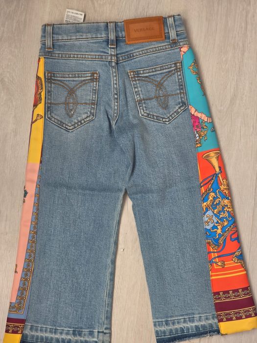 Blugi Versace pentru fetite 4 ani, 104 cm