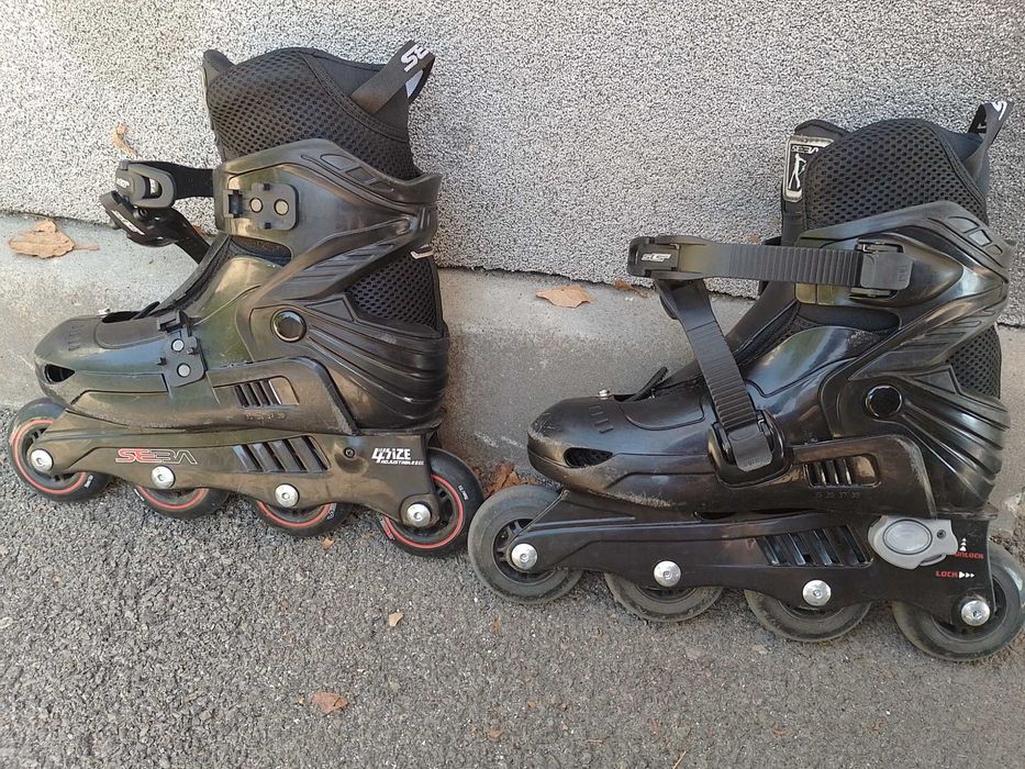 Детски регулируеми ролери Seba Junior black 35-38 номер