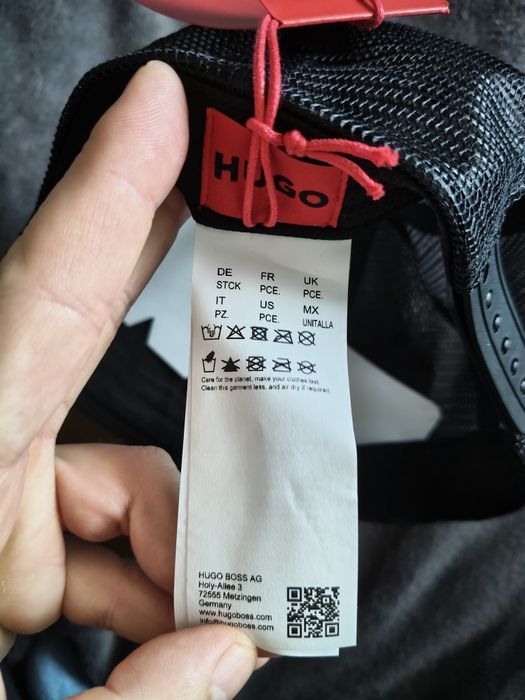 Hugo Marsel trucker șapcă unisex kaki cu plasa culoare neagra OS noua originala