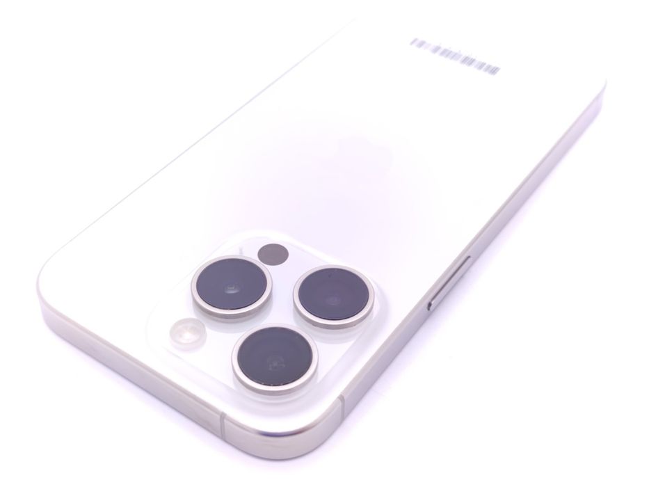 Apple iPhone 15 Pro 128GB White Titanium, Garantie 24 luni | #D90368