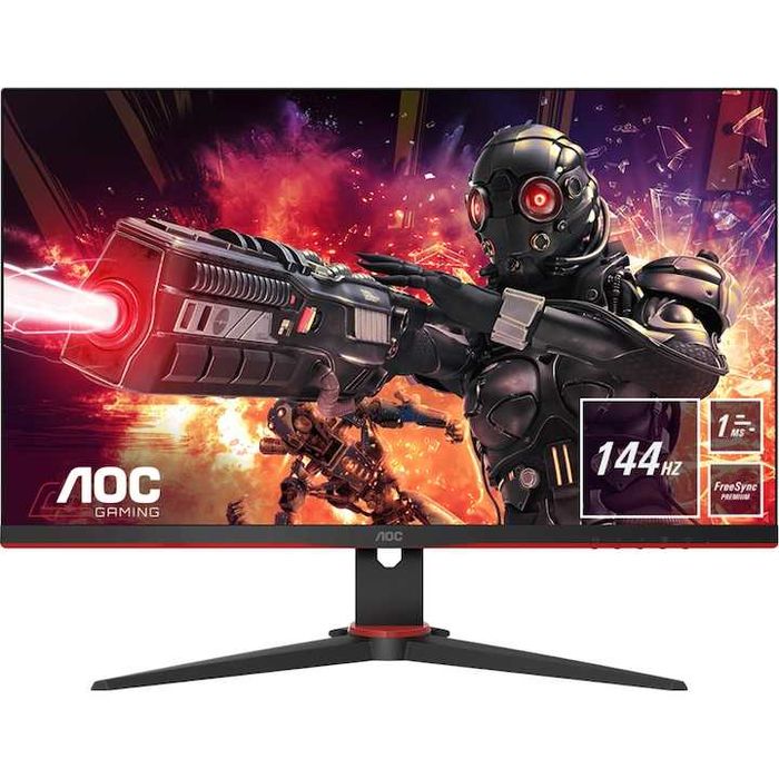 Монитор AOC 27G2AE/BK, 27", IPS, Full HD, 144Hz, 1ms, FreeSync, VESA