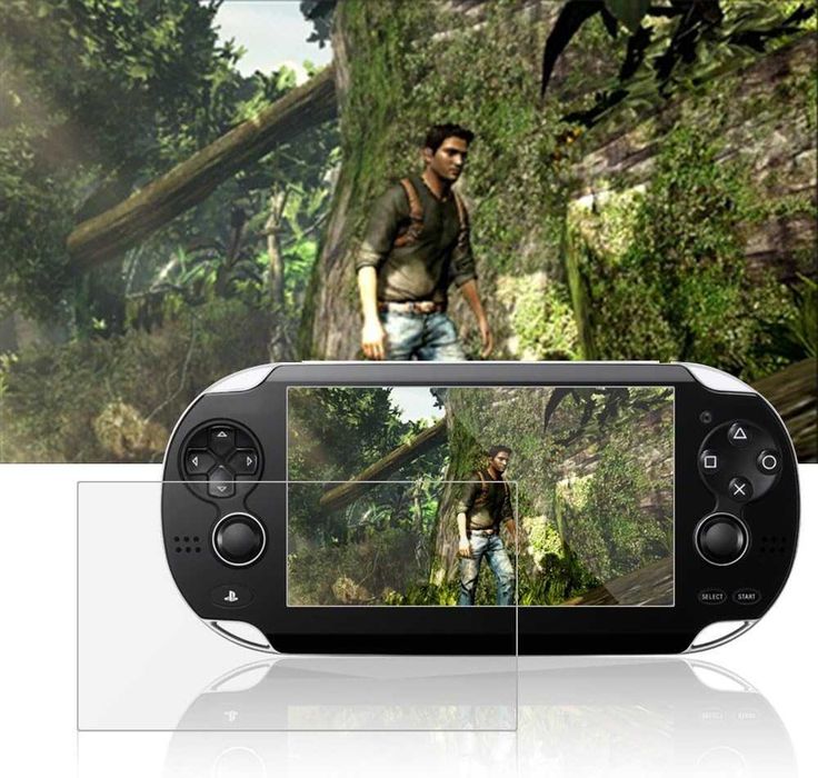 Протектор за Sony PS Vita 1000 – закалено стъкло 9H за екран + фолио за заден панел
