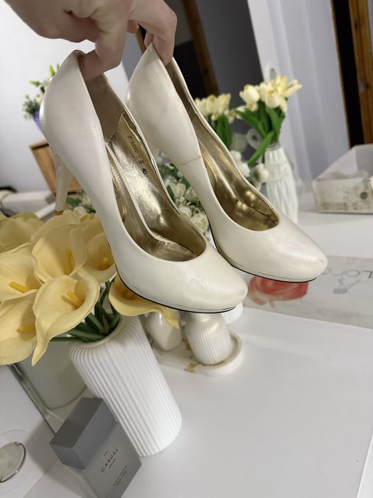 Туфли свадебные белые 40 размер