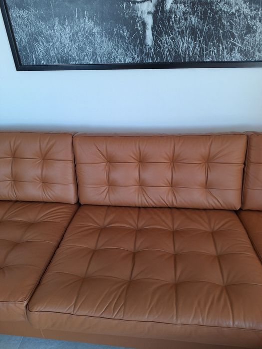 Като нов - Кожен диван IKEA LANDSKRONA