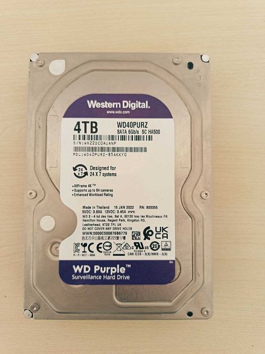 4TB Western Digital HDD