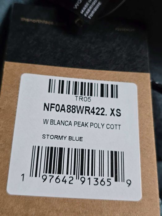 Hanorac cu fermoar dama THENORTHFACE original,  mărimea XS