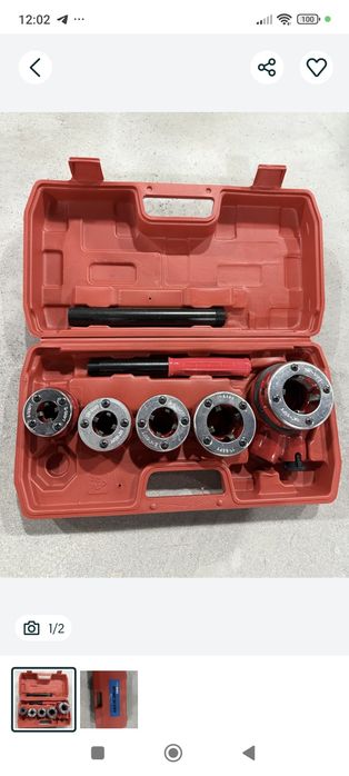 Набор плашек для нарезки резьбы труб