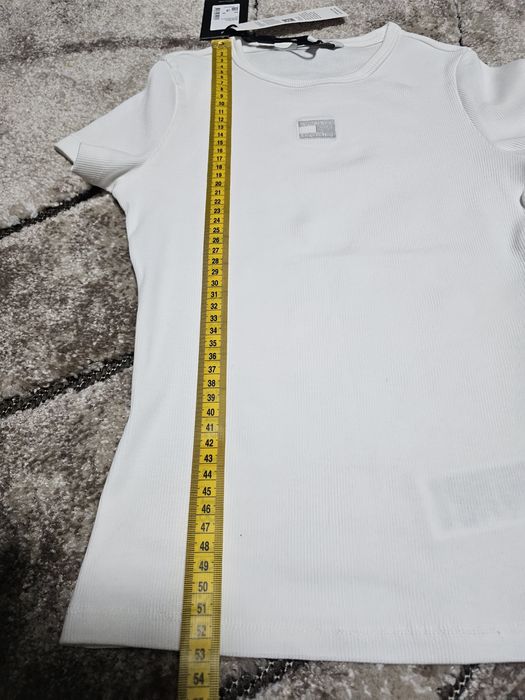 Tricou Tommy Jeans alb marimea XS