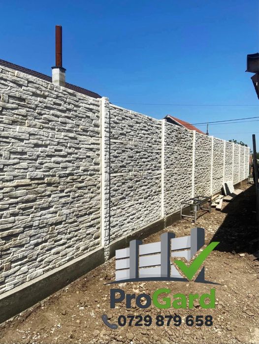 Gard din placi si garduri de beton