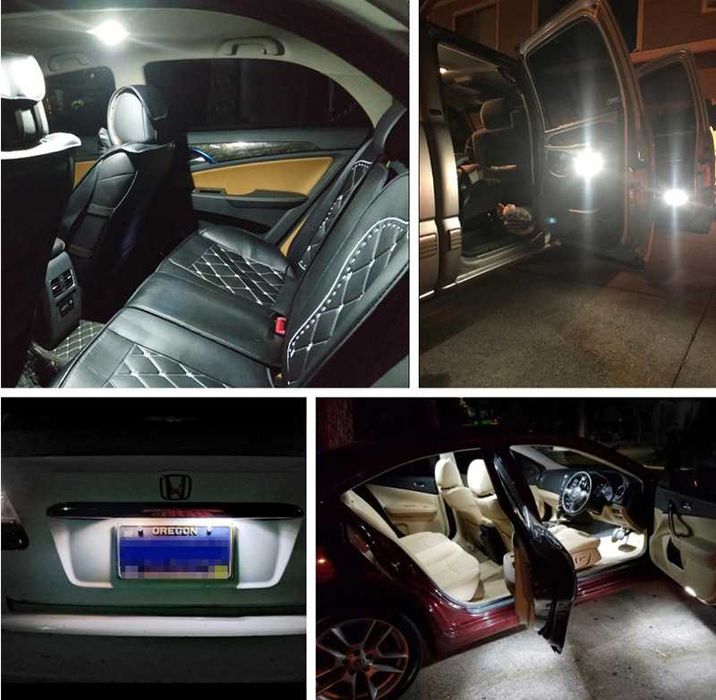 LED 3D крушки габарит, купе,интериор W5W T10 3D