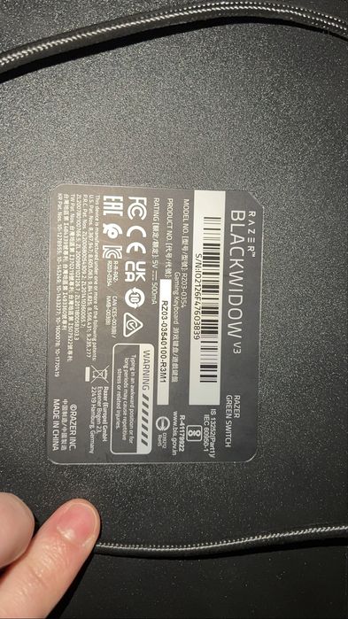 Tastatura mecanica razor blackwidow v3