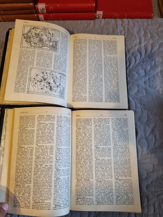 Dictionar enciclopedic roman, 4 vol, ed. Politica, '62, '64, '65, '66
