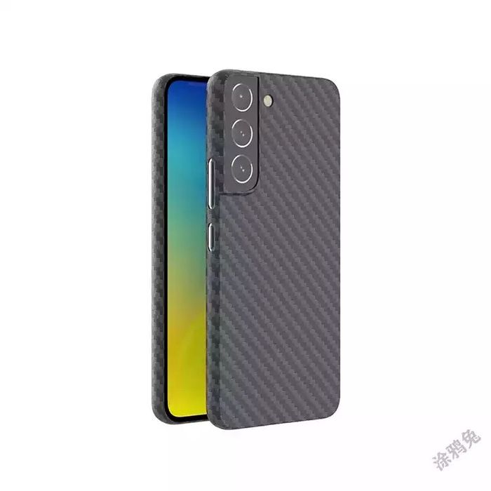 Husa Samsung S21 S22 S23 S24 S25 Plus Ultra Slim Real Fibra Carbon Bla