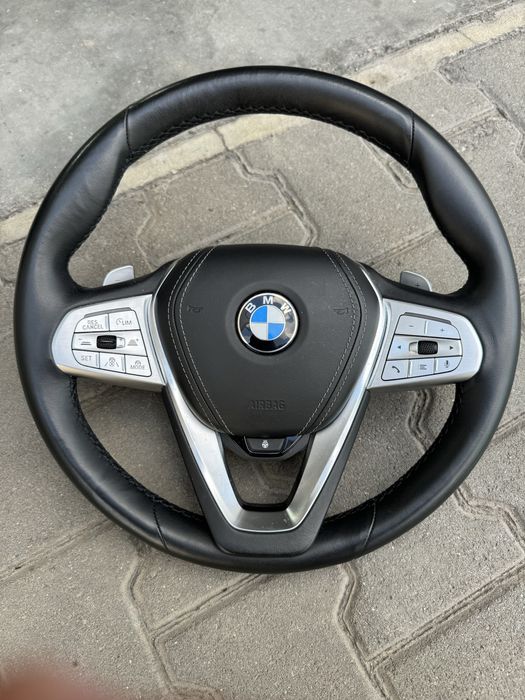 Оригинален Спортен Кожен Волан за BMW G11 G30 с Airbag