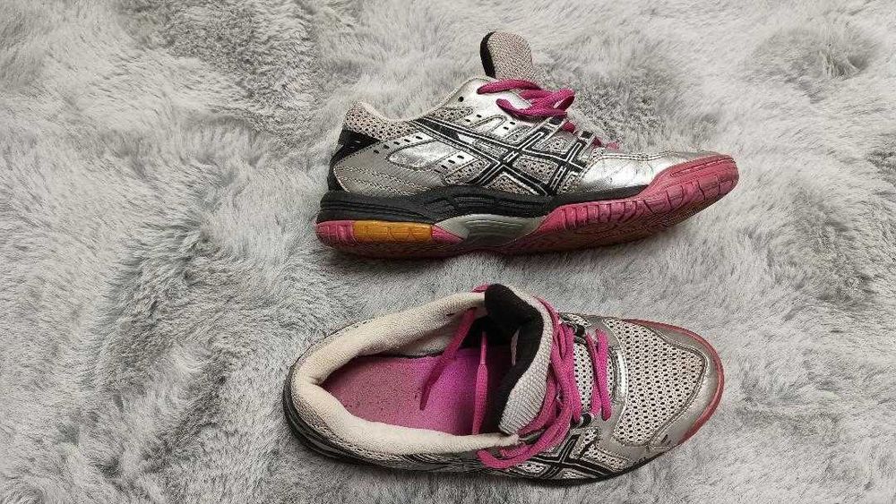 Adidasi Asics Gel Rocket II Euro, sala sau alergare, EU 39-39.5, 25 cm
