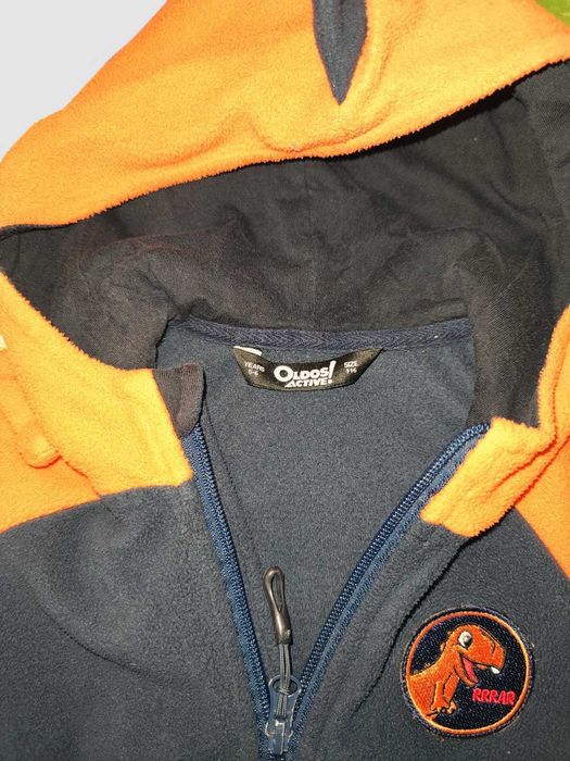 Флисовая кофта-динозаврик, для мальчика