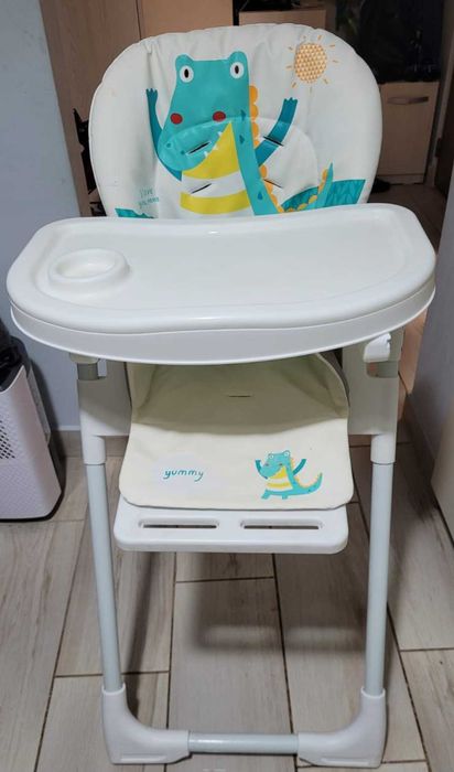 Scaun de masa bebe Kinderkraft Yummy pliabil