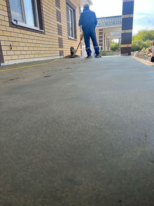 Сухой полусухой стяжка