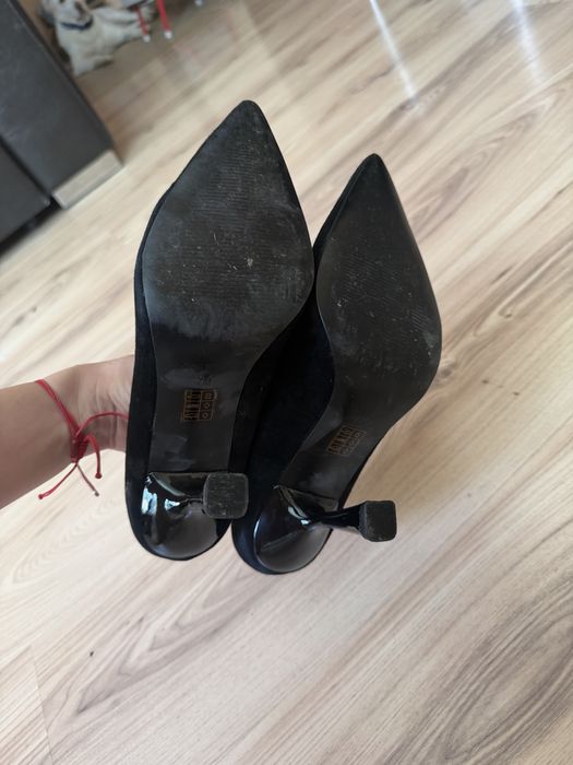 Дамски остри обувки с ток Nine West