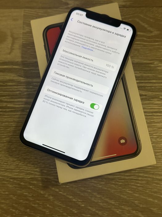 Iphone X White 100%