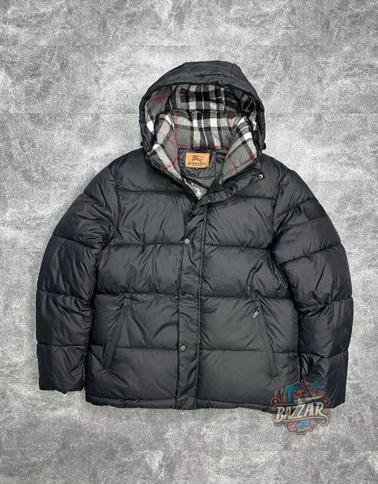 Burberry зимний пуховик мужской