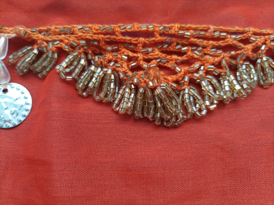 Автентичен арабски шал за Бели денс (ръчно изработен)