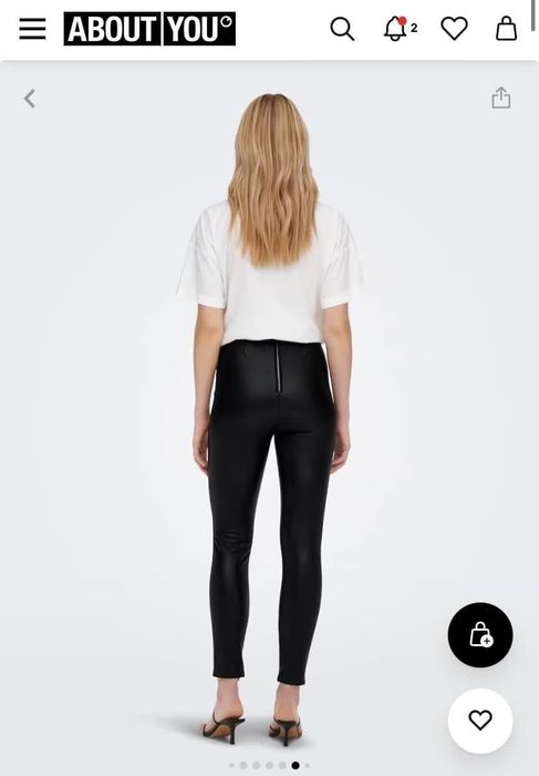 Кожен панталон Only