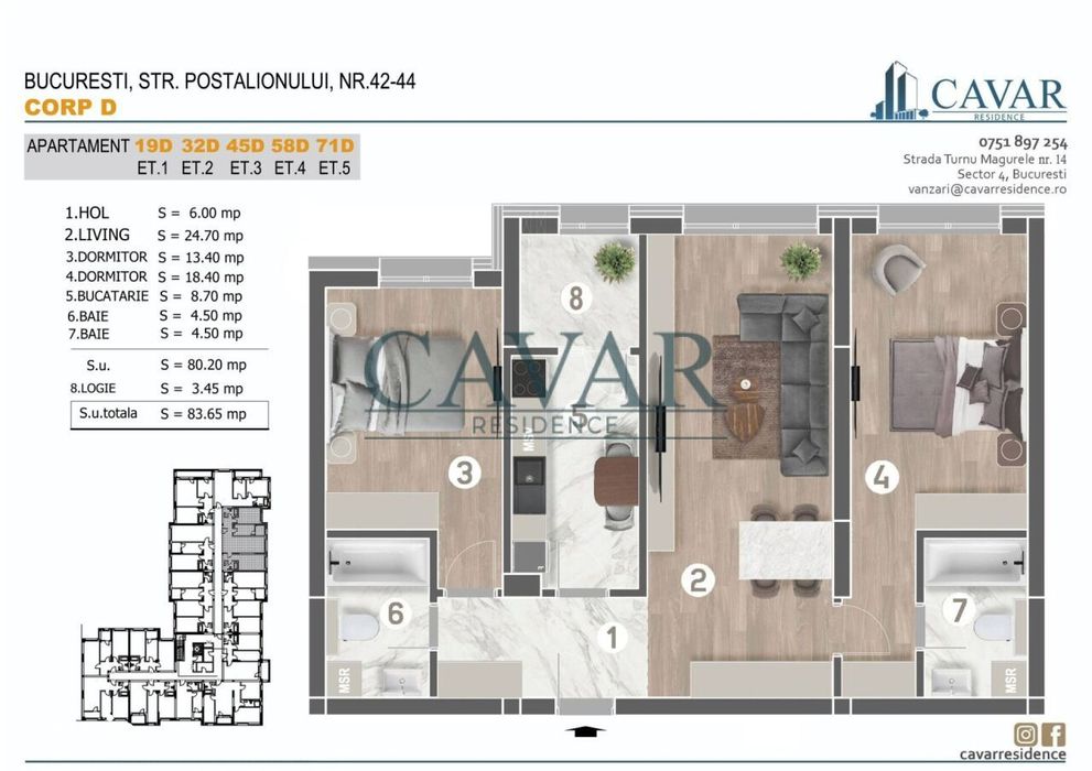 Discount 2000 Euro Proiect Cavar Residence Finalizat