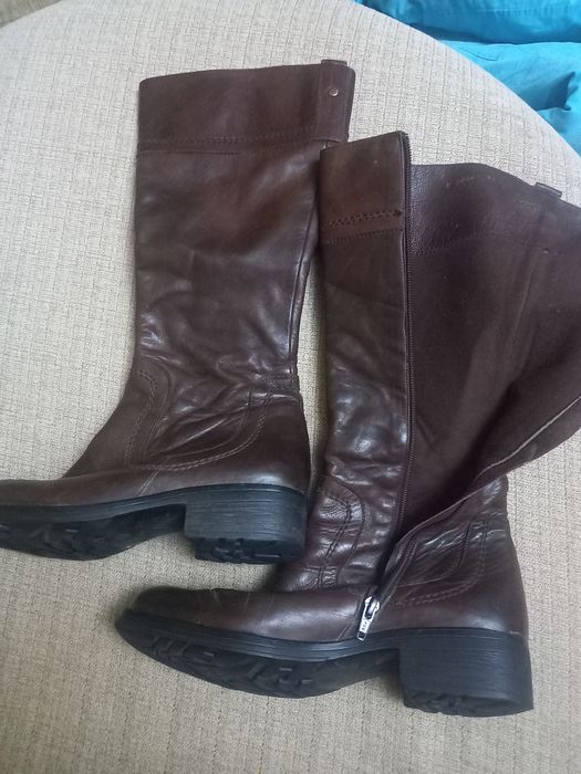 Страхотни ботуши естествена кожа 38 номер