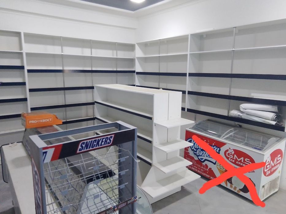 Магазин полкалари сотилади витрина холодильник сотилади.