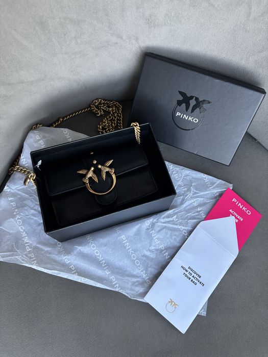 Geanta Pinko originala - neagra - noua, cu eticheta si card