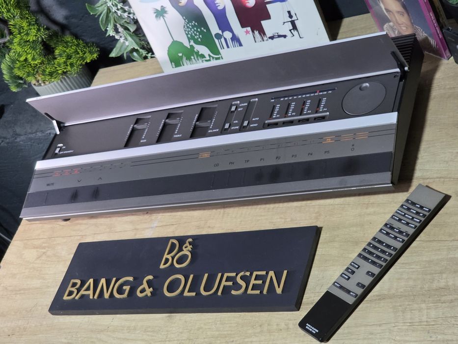 Reveiver BANG & OLUFSEN beomaster 3300, amplituner full touch, telecomanda,  retro hifi
