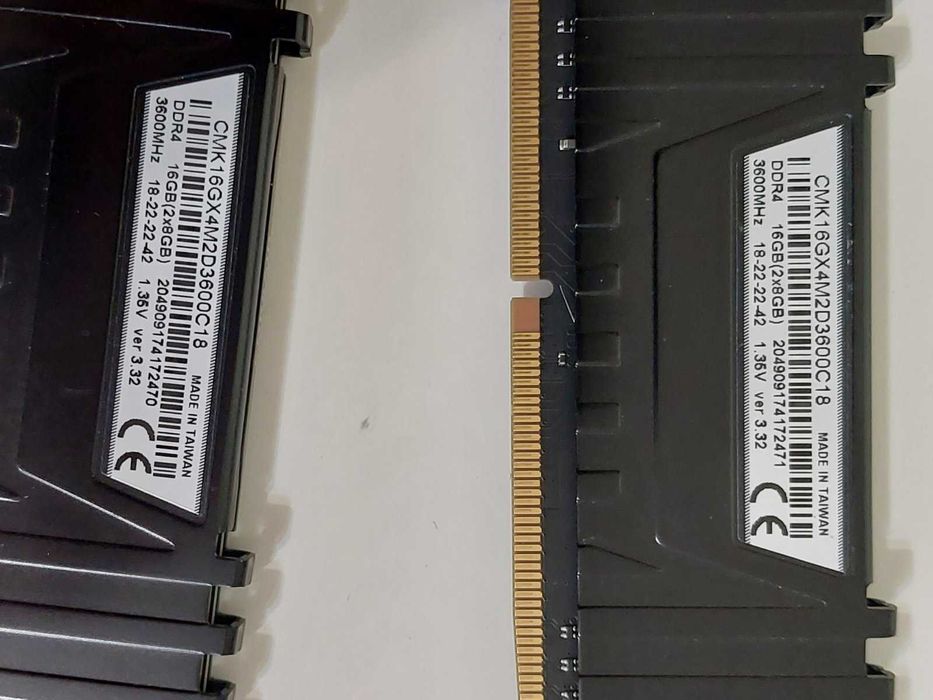 16GB DDR4 3600Mhz CL18 - Corsair Vengance LPX