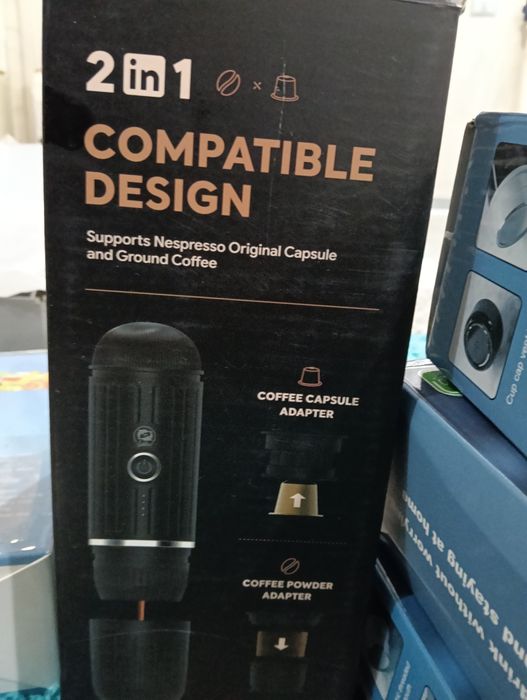 Espresor portabil cu acumulator 7500mAh