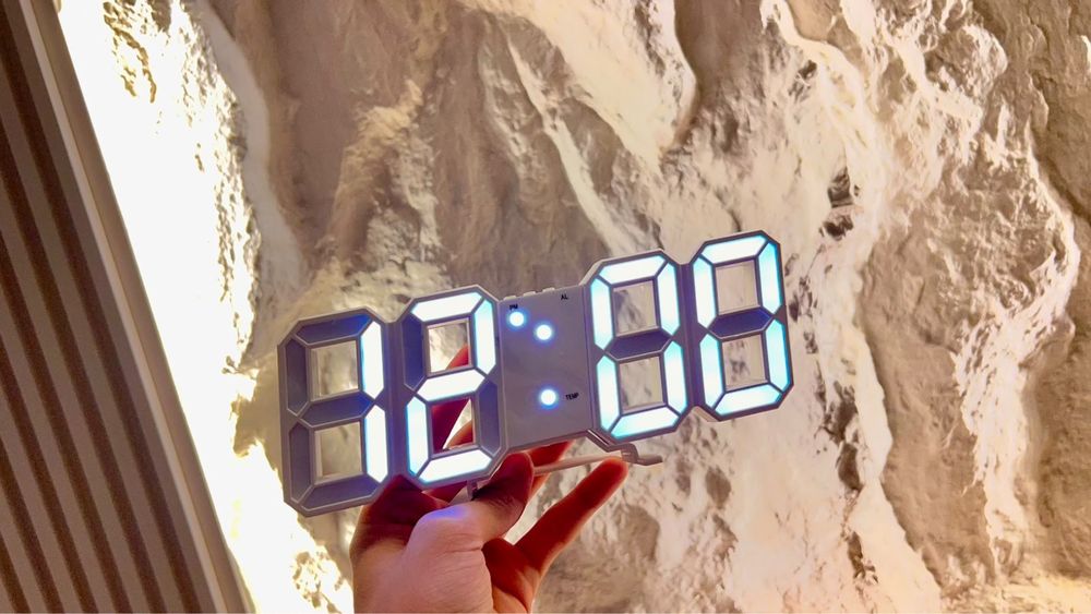 Led 3d электорнные часы