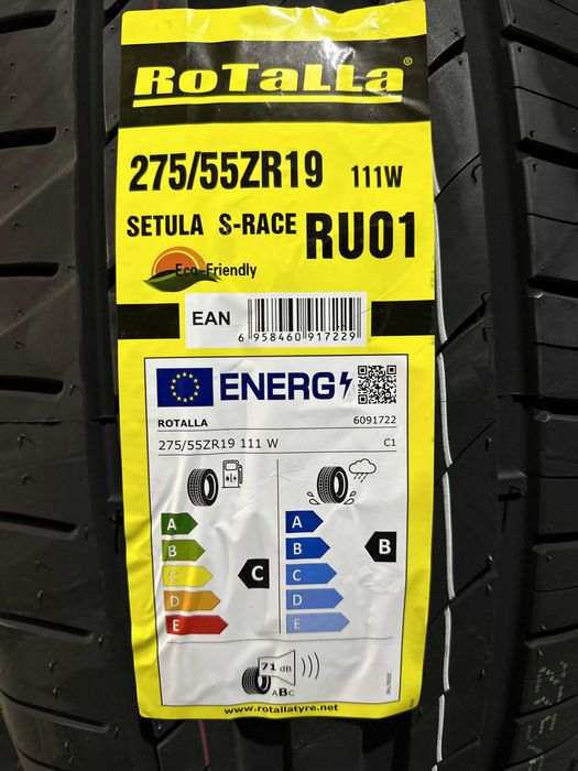 Нови летни гуми ROTALLA SETULA S-RACE RU01 275/55R19 111W НОВ DOT