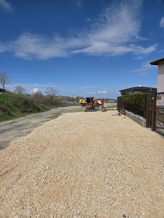 Услуги с мини багер и смаосвал