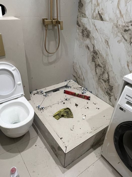 Плиточник Алматы. Душевые поддоны из плитки. Кухонные фартуки.