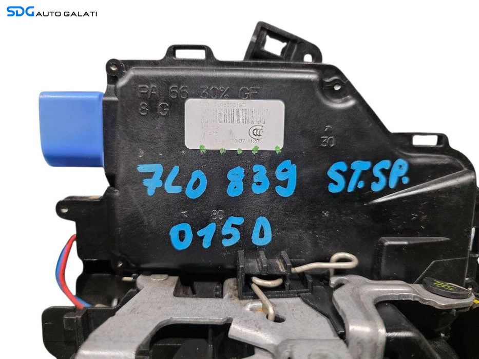 Broasca Incuietoare Usa Portiera Stanga Spate Volkswagen Touareg 7L 2003 - 2010 Cod 7L0839015D [N4430]