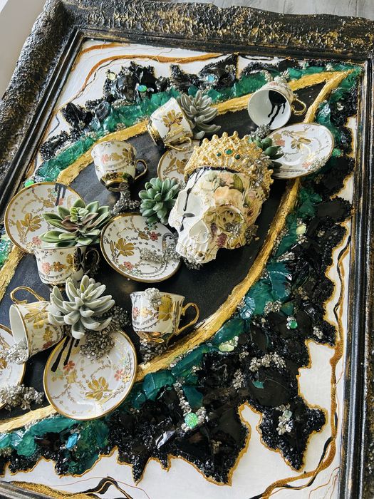 Tablou lucrat manual