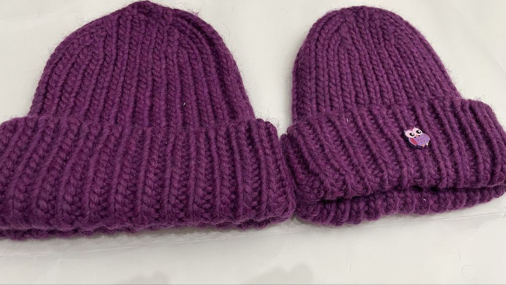 Шапки мама дочка
