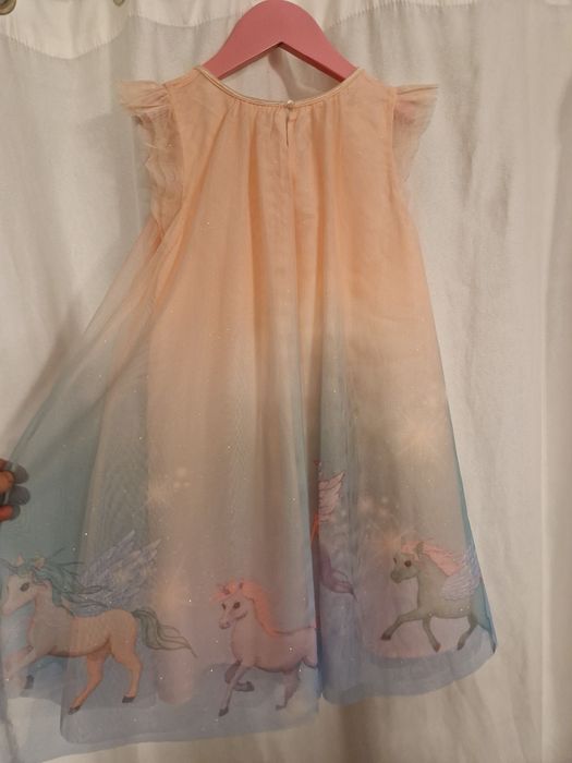 Rochie unicorn hm  9-10 ani