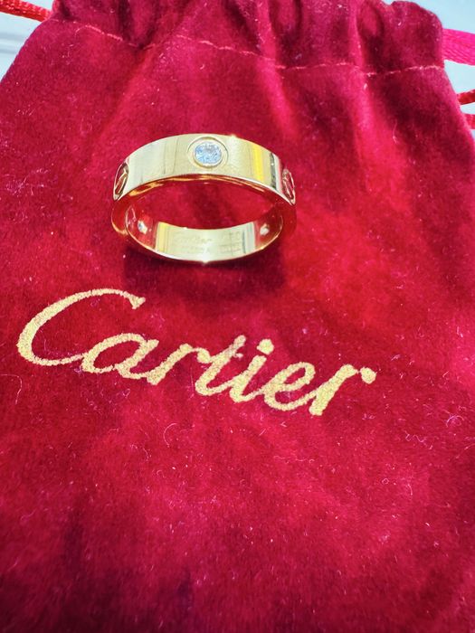 Inel cartier rose gold 18ct