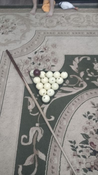 Бильярд шары муз центр пушка