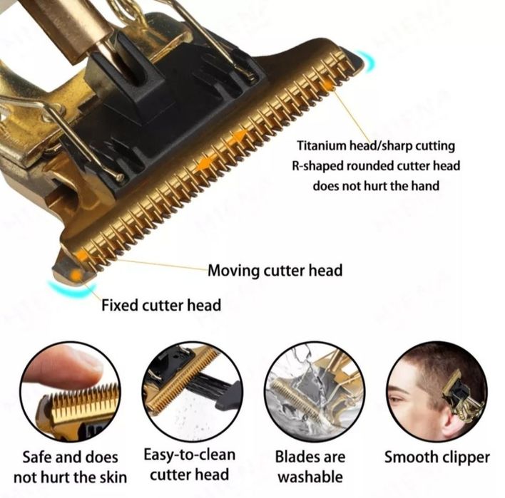 NOU Trimmer aparat ras reîncărcabil USB