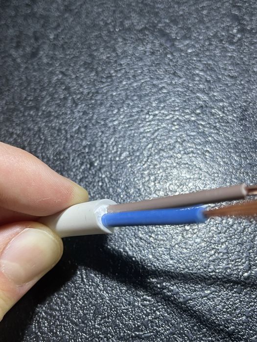 Cablu electric MYYM 2x2.5 litat alb – ignifug, FACTURA, GARANTIE