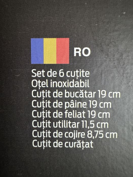 Set de 6 cuțite oțel inoxidabil Blaumann